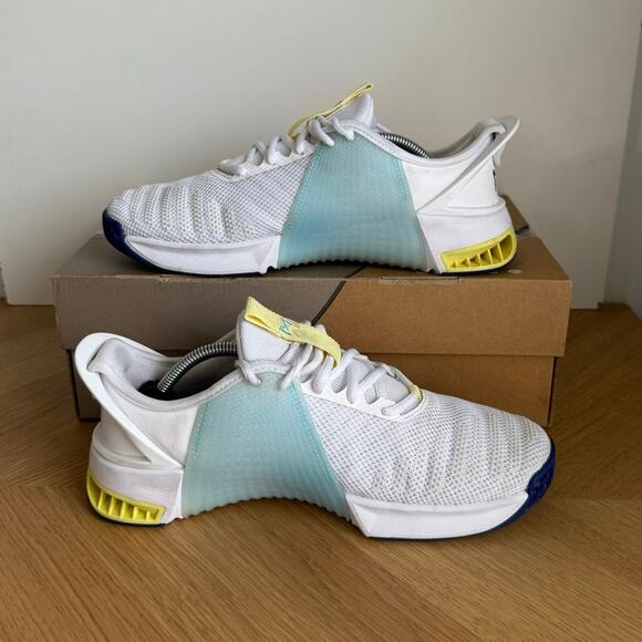 Nike Metcon 9 White/Royal Pink Men Running Sneakers - SZ Men 7.5- Women 9 - Picture 11 of 13